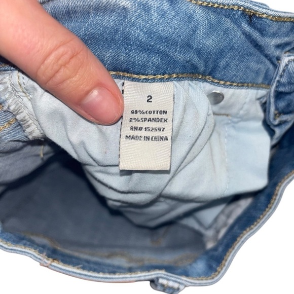 Resfeber LA Collection Boyfriend Skinny Fit Womens 2 Lowrise Distressed Light - Picture 9 of 12